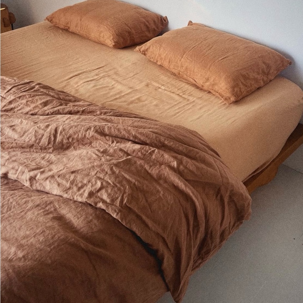 Dazed But Amazed Cocoa Queen Duvet Cover